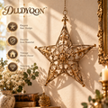 DLLDYQON™ Astrielle Openwork Star Wall Accent – Vintage-Inspired Iron Star Hanging Décor